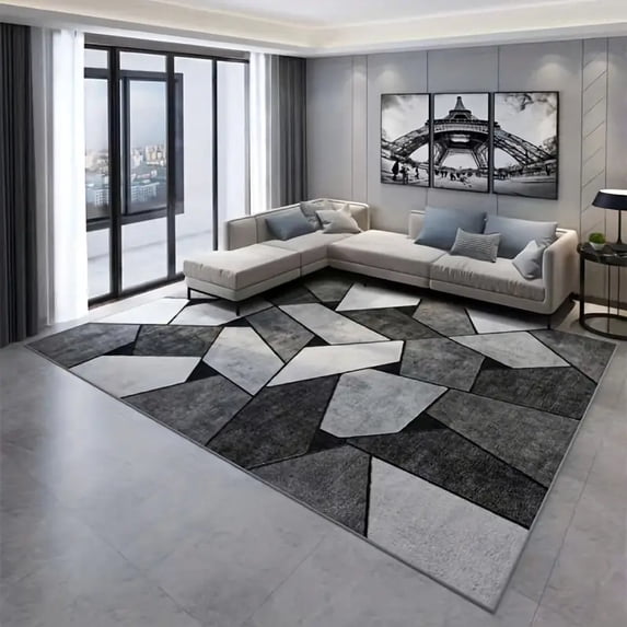 grigio nero nordico per soggiorno decorazioni per la casa divano tavolo tappeti per grandi aree camera da letto comodino tappetino per piedi ingresso di benvenuto zerbino