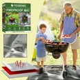 grill mat for deck Free Heavy Duty BBQ Grill Mats Works on Gas，Charcoal