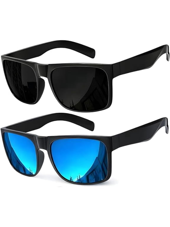 XL Polarized Men's Oversized Sunglasses Big Heads Wide Face Large Head Fit Sports Driving Fishing Extra Wide Sunglasses