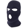 thumbnail image 1 of grinderPUNCH 3 Hole Knitted Winter Outdoor Sports Full Face Cover Balaclava Ski Mask for Men and Women, Navy, 1 of 2
