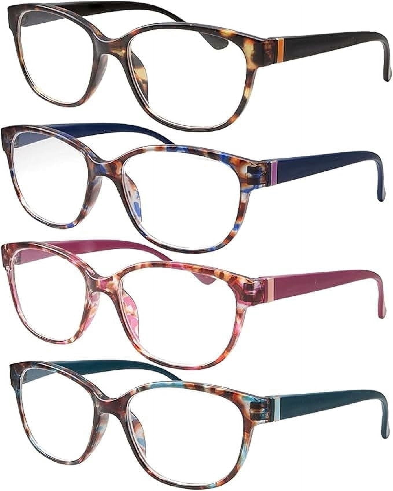 GRINDERPUNCH Lightweight Reading Glasses for Women Stylish Readers with Adjustable Hinge Cateye Reading glasses for Women - 4.50