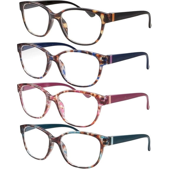 GRINDERPUNCH Lightweight Reading Glasses for Women Stylish Readers with Adjustable Hinge Cateye Reading glasses for Women - 5.00