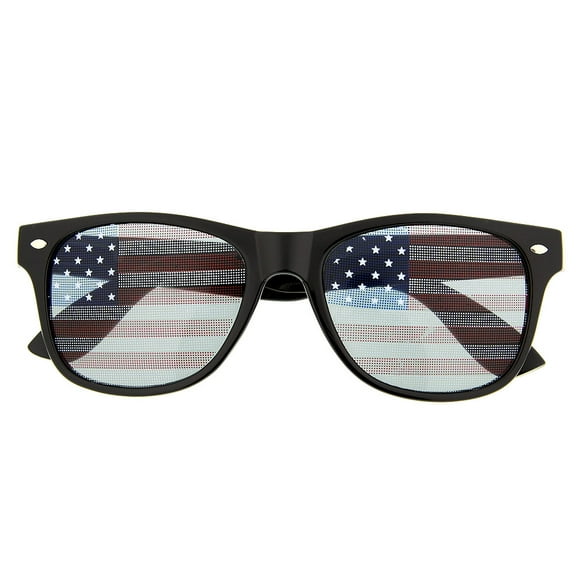 grinderPUNCH American Flag Classic Shape Adult Sunglasses for Men Women
