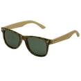 thumbnail image 1 of grinderPUNCH Bamboo Wood Temple Polarized Sunglasses, 1 of 4