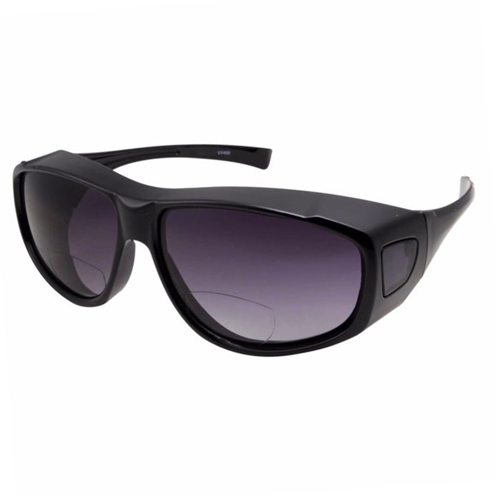Carabelle | ONOS Polarized Bifocal Reader Fishing Sunglasses | 100% UVA + UVB Polarized Gray / +2.25 / Glossy Black
