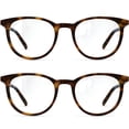 thumbnail image 1 of Grinderpunch Reading Glasses for Women and Men Blue Light Blocking Readers Stylish Readers with Spring Loaded Hinges - 2 Pack Tortoise, 2.50, 1 of 7