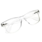 grinderPUNCH Crystal Clear Frame Classic Shape Transparent Glasses for Men and Women