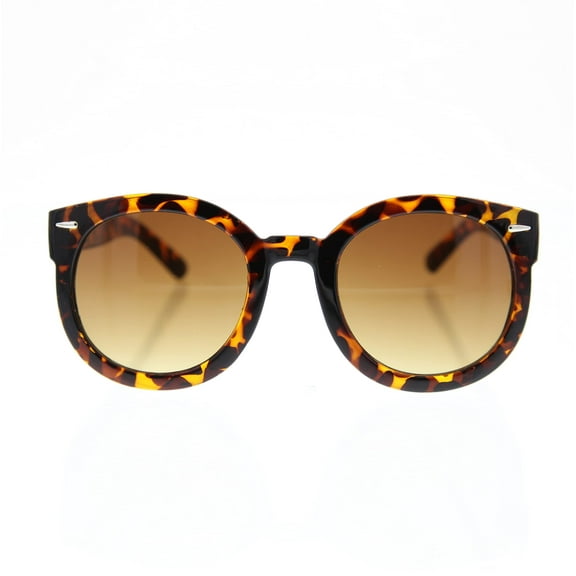 grinderPUNCH Female Oversized Polarized Round Adult Sunglasses Thick Glasses Frame for Women