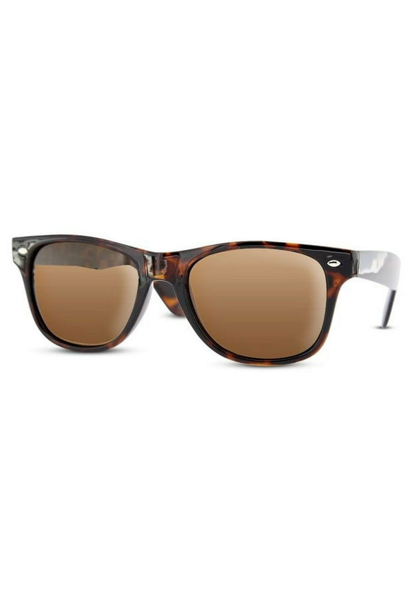 Flat Matte Classic Vintage Driving Glasses Polarized Adult Male Sunglasses, Brown Tortoise