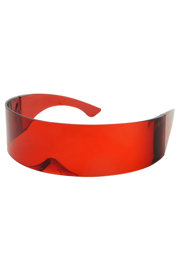 Futuristic Cyclops Party Sunglasses | Robocop Retro Shield Visor Costume Glasses