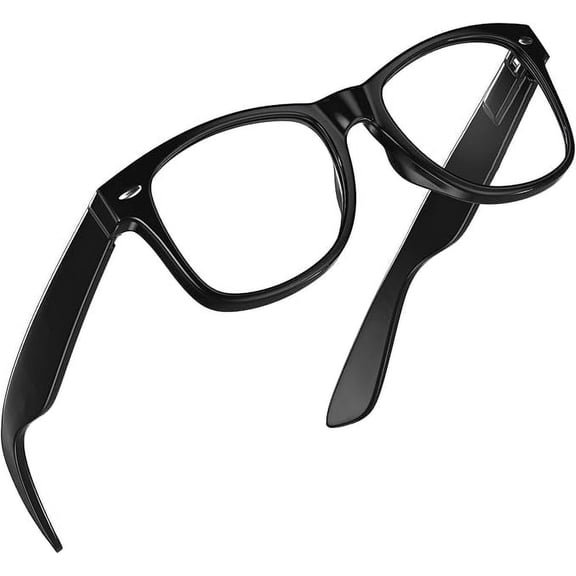 GRINDERPUNCH Blue Light Reading Glasses High Magnification Strong Reading Power Readers For Men Woman - Black, 6.00