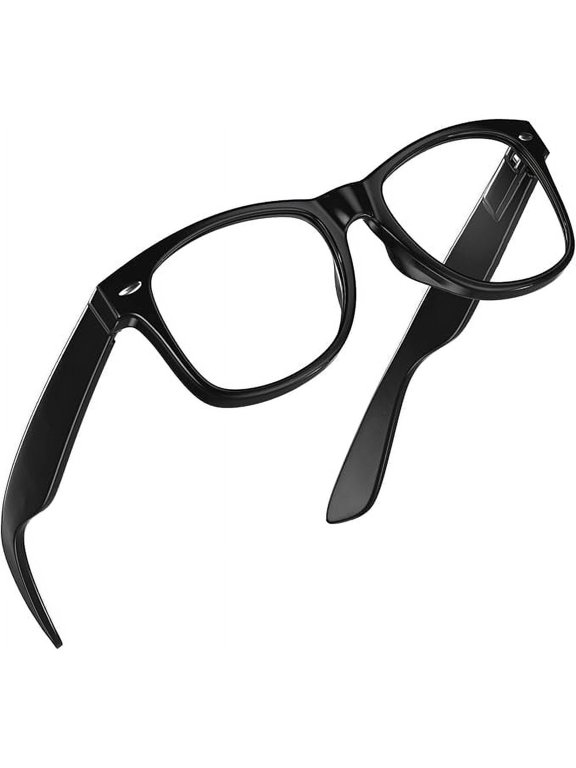 Blue Light Reading Glasses High Magnification Strong Reading Power Readers For Men Woman - Black, 6.00