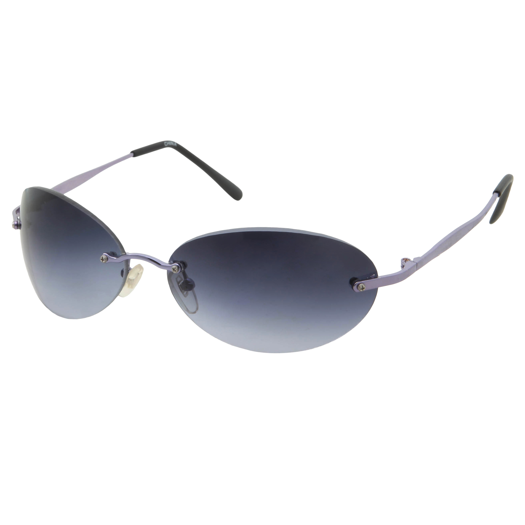 grinderPUNCH Mens Rimless Sunglasses | Matrix Morpheus NEO Type Costume ...