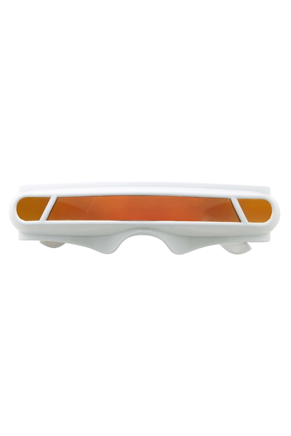 Multi-Color Mirrored Cyclops Lens Visor Style Costume Sunglasses
