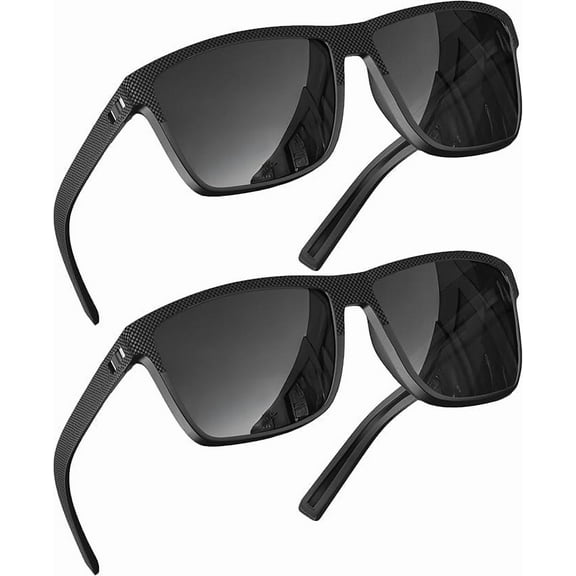 grinderPUNCH Polarized Driving Sunglasses for Men Lightweight UV400 Protection Anti Glare Square Sun Glasses