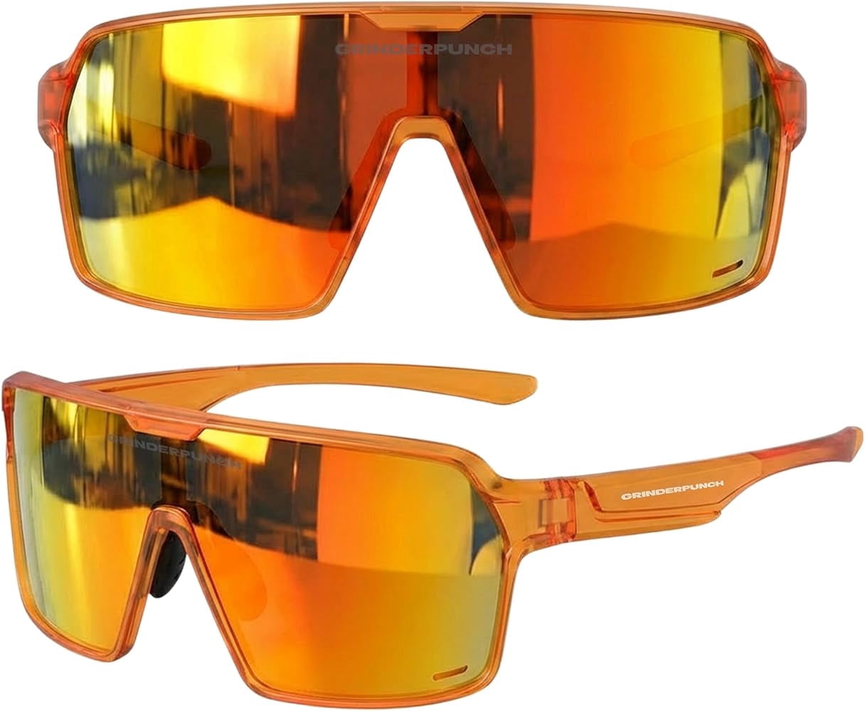 grinderPUNCH XL Baseball Pickleball Running Hiking & Cycling Polarized Sport Sunglasses for Men & Women with UV Protection