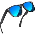 thumbnail image 1 of grinderPUNCH Mens and Womens Polarized Sunglasses UV400 Protection Classic Retro Driving Sun Glasses Trendy Fashion Shades - Blue, 1 of 7