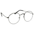 thumbnail image 1 of grinderPUNCH Retro Classic Clear Round Metal Frame Clear Lens Glasses, 1 of 3