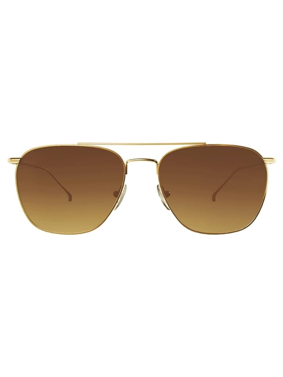 Women’s Square Aviator Sunglasses Polarized UV400 Gradient Lens Lightweight Fashion Driving Outdoor Rose Gold Metal / Brown