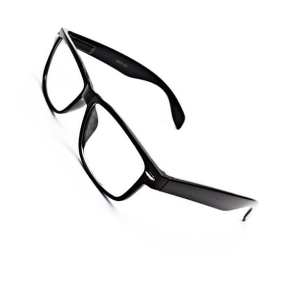 grinderPUNCH Smart Black Interview Generic nerd Fashion Rectangular Clear Lens Glasses fake | Money Heist Glasses | Superman Glasses | Colonel Sanders Glasses