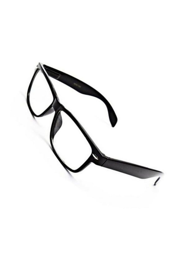 Smart Black Interview Generic nerd Fashion Rectangular Clear Lens Glasses fake | Money Heist Glasses | Superman Glasses | Colonel Sanders Glasses