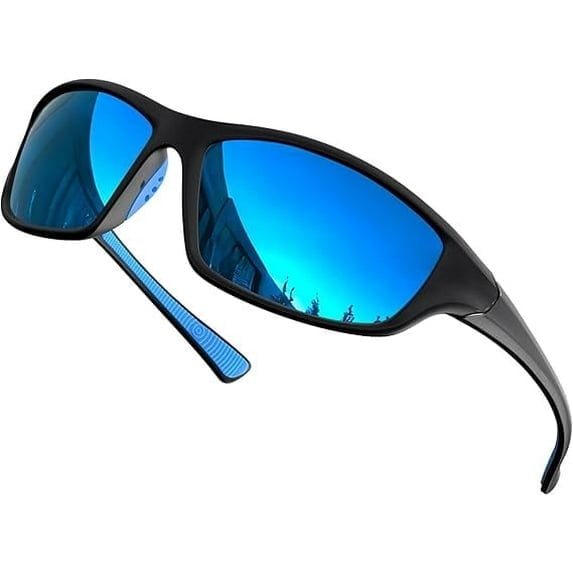Grinderpunch Sport Polarized Sunglasses for Men & Women Baseball Running Cycling Fishing Golf Driving Shades Sun Glasses - Blue