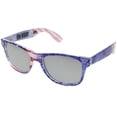 thumbnail image 1 of grinderPUNCH  "Arctic Denim" Unisex American Flag Adult Sunglasses - Silver Mirror, 1 of 6