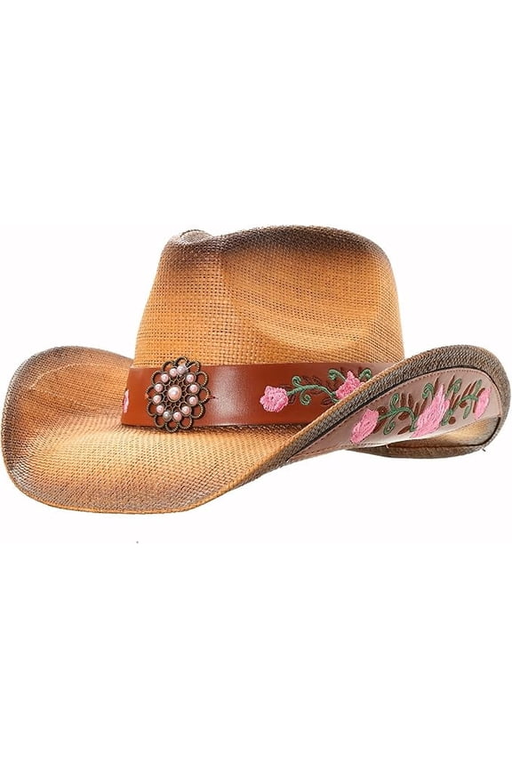 Western Outback Cowboy Hat Straw Classic Western Style