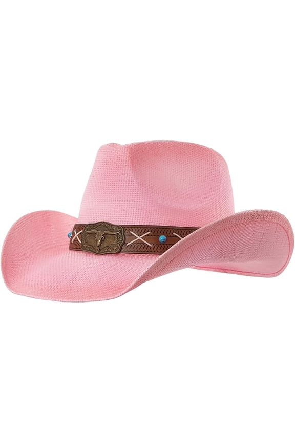 Western Outback Cowboy Hat Straw Classic Western Style