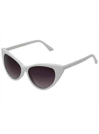 Demanding Small Cat Eye White Sunglasses For Girls & Women