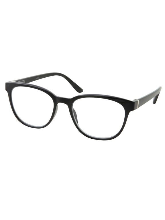 Women's Photochromic Cat Eye Lens Darkens in Sunlight Reading Glasses - Black, 2.00