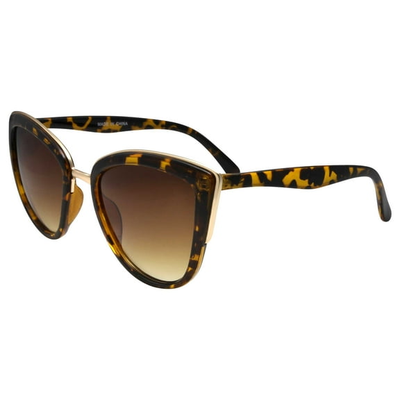 grinderPUNCH Womens Oversized Cat Eye Sunglasses