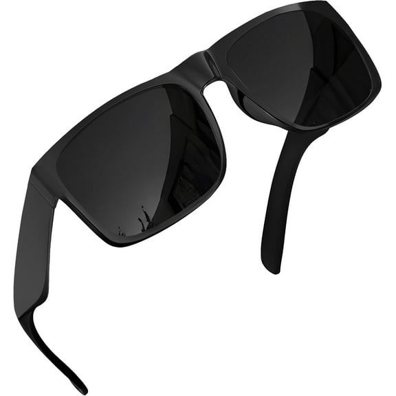 grinderPUNCH XL Large Face Polarized Sunglasses Big Heads Wide Face, Extra Wide Oversized Sunglasses for Driving Glasses