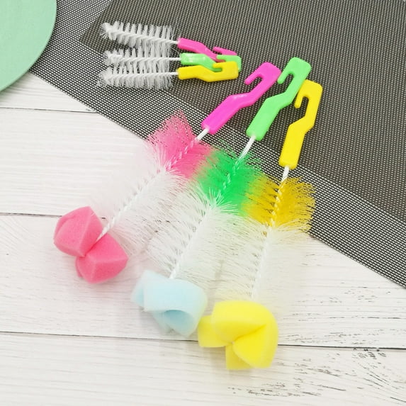 grout cleaning brush Bottle Cleaner Washing Teapot Glass Spout Cleaning Baby Tool Cup Brush Brush Kitchen,Dining & Bar 8PCS