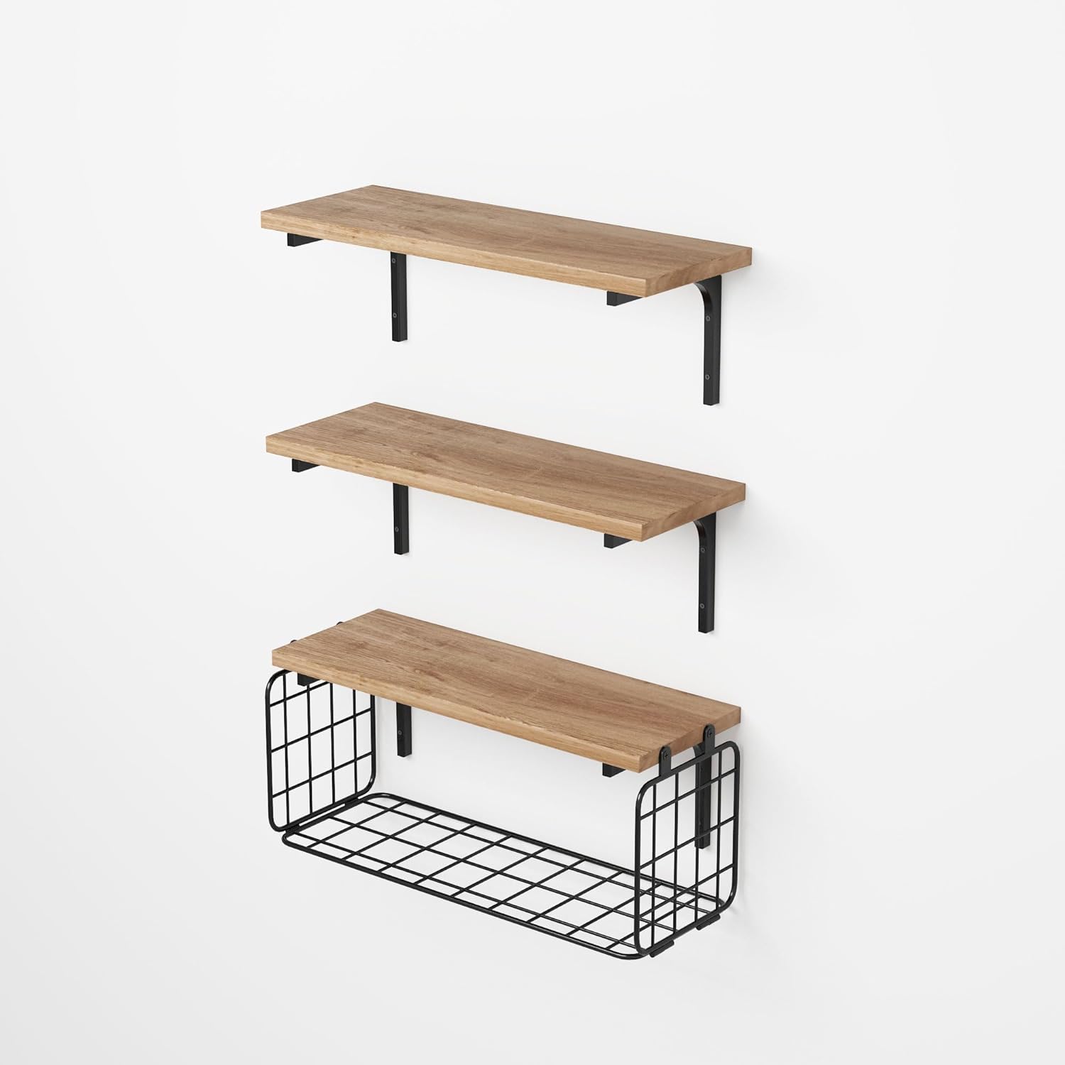 growfessor Floating Shelves-Robust 18mm Boards, Easy to Install, 80LB ...