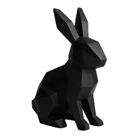 guanglv Plastic Easter Bunny Figurine Cute Rabbit Ornament Home Garden Party Festival Decorative Statue