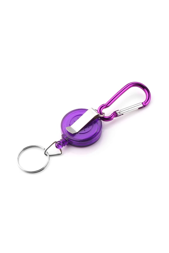 guanglv Retractable Keychain, Heavy Duty Anti-lost Elastic Pull Reel Key Holder for Outdoor Daily Use