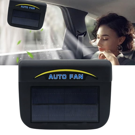 guanglv Solar-Powered Car Cooling Exhaust Fan, Energy-Saving Auto Ventilator for Hot Air Circulation