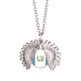 thumbnail image 1 of guatemala national flag north amecountry sunflower necklace pendant locket jewelry, 1 of 3