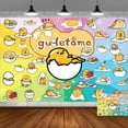 thumbnail image 1 of gudetama Backdrop Banner Party Supplies Poster Movie Theme Background for Photography Kids Birthday Decorations, 1 of 4