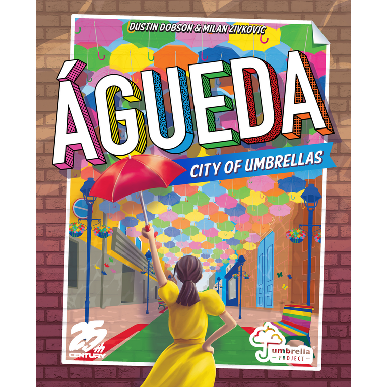 Águeda: City of Umbrellas, Strategy Board Game for 1 to 5 Players and Ages 10+ - 25th Century Games Águeda: City of Umbrellas, Strategy Board Game for 1 to 5 Players and Ages 10+ - 25th Century Games