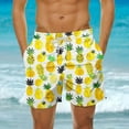 thumbnail image 1 of guisaled Bathing Suit Men Hawaiian Swim Shorts Men Drawstring Waisted Quick Dry Swim Trunks 7 Inch Inseam Lightweight Vacation Holiday Beach Shorts, 1 of 1