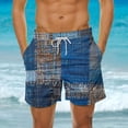 thumbnail image 1 of guisaled Black Swim Trunks Men Swim Shorts for Men Quick Dry Elastic Waisted Swim Trunks Summer Lightweight Loose Fit Patchwork Hawaii Beach Swim Buttom, 1 of 6
