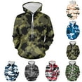 thumbnail image 1 of guisaled Camo Hoodies for Men Long Sleeve Hooded Pullover Tops Fashion Oversized Drawstring Hunting Sweatshirt with Pockets, 1 of 5