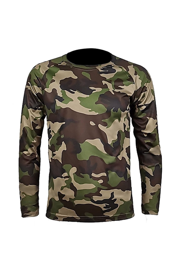 Camo Shirts for Men Long Sleeve Quick Dry Tactical Camouflage Hunting Tops Outdoor Lightweight Hiking Camping Fishing Shirts Valentines Day s