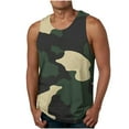 thumbnail image 1 of guisaled Camo Tank Tops for Men Summer Fashion Sleeveless Camouflage Color Muscle Basic T Shirts Casual Loose Pullover, 1 of 4