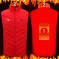 thumbnail image 1 of guisaled Camouflage Lightweight Heated Vest for Men Rechargeable USB Warming Heating Vest Battery Pack Not Included Winter, 1 of 3