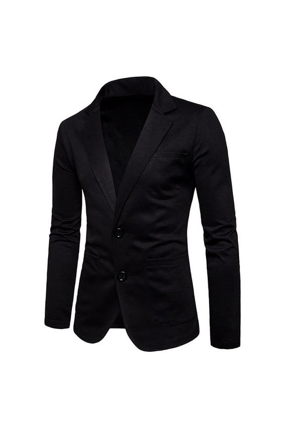 Casual Blazer Jackets for Men Two Buttons Lightweight Business Suit Jacket Solid Color Slim Fit Wedding Party Dinner Coats