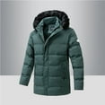 thumbnail image 1 of guisaled Mens Winter Coats Thicken Warm Fleece Lined Puffer Jackets Waterproof Windbreaker Snow Ski Jackets wiht Remove Faux Fur Hood, 1 of 5