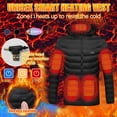 thumbnail image 1 of guisaled Heated Jacket for Men Warm Lightweight Winter Coat Unisex Warming Smart USB Charging Electric Heated Jacket wiht Hood Savings, 1 of 6